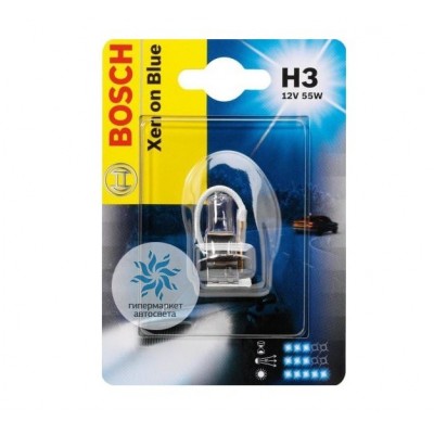 Галогеновая лампа Bosch H3 Xenon Blue